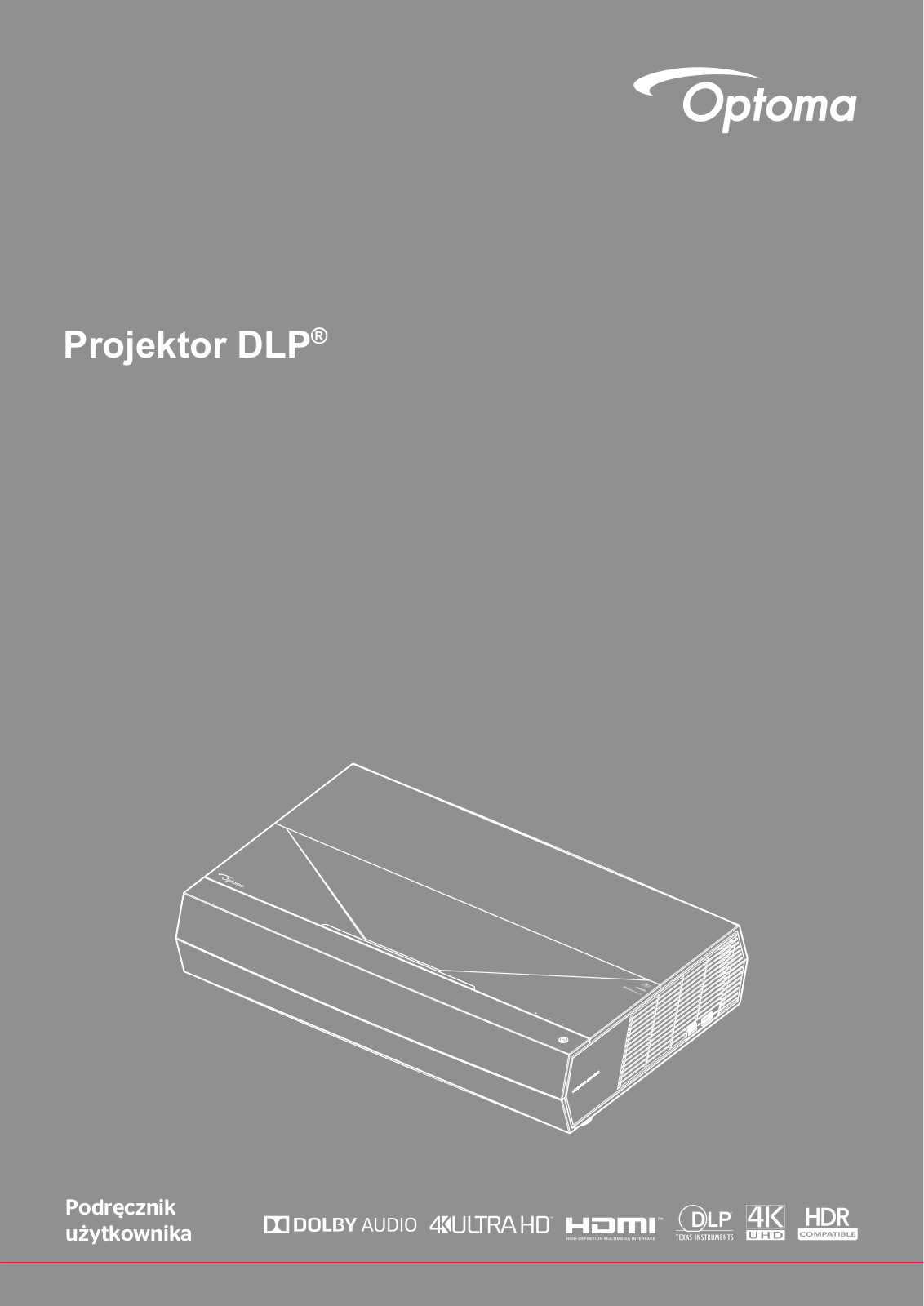 Optoma CinemaX P2 User Manual