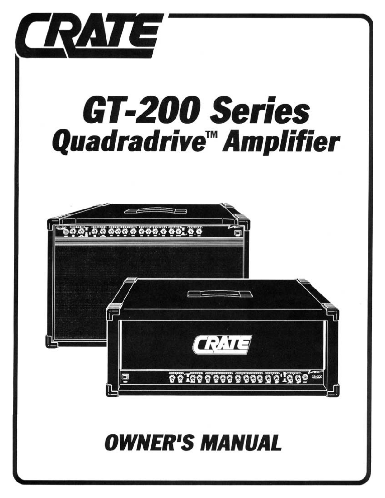 Crate Amplifiers GT 200 User Manual