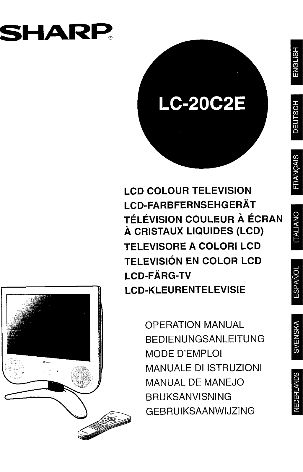 Sharp LC-20C2E User Manual