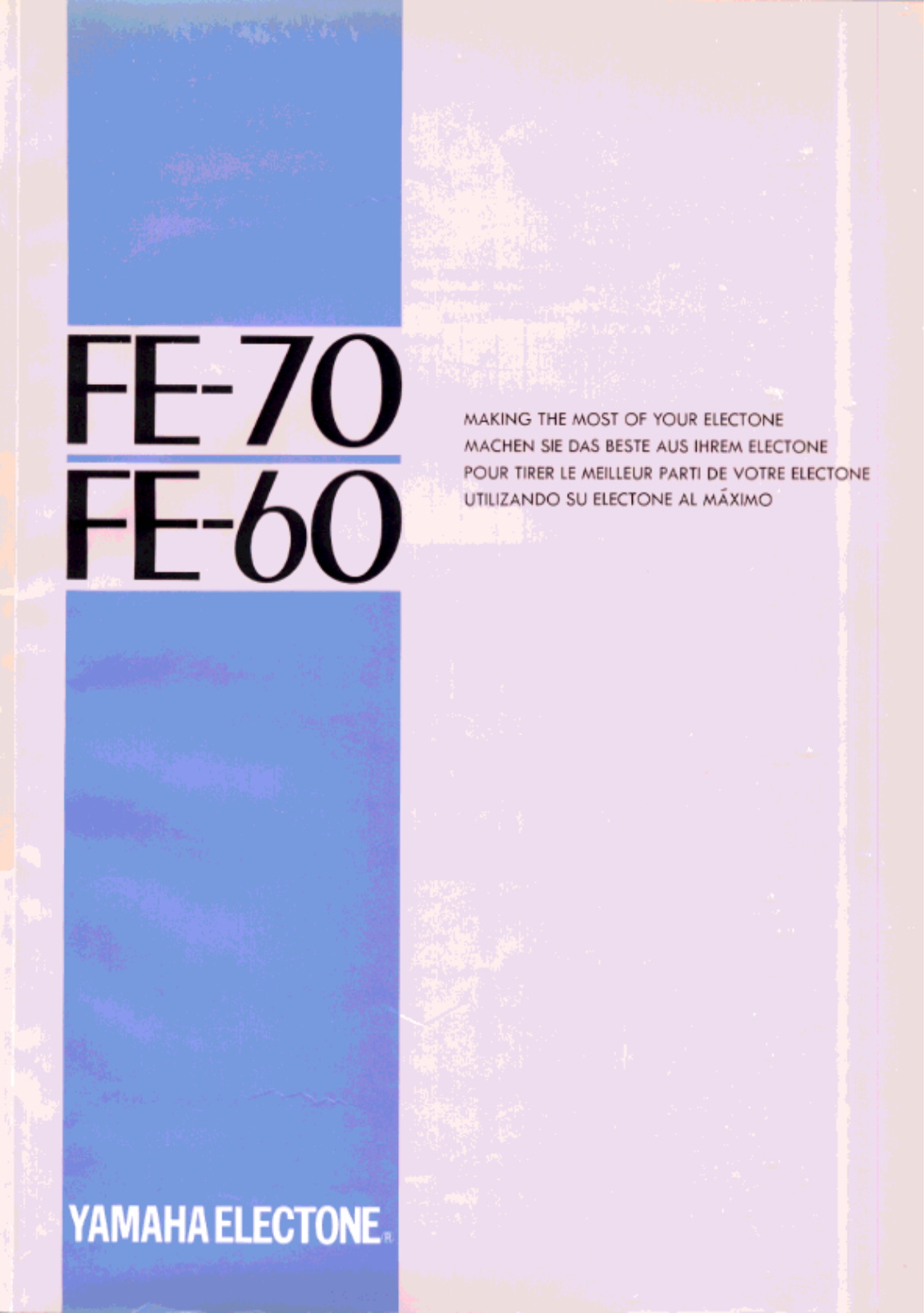 Yamaha FE70, FE60 User Manual