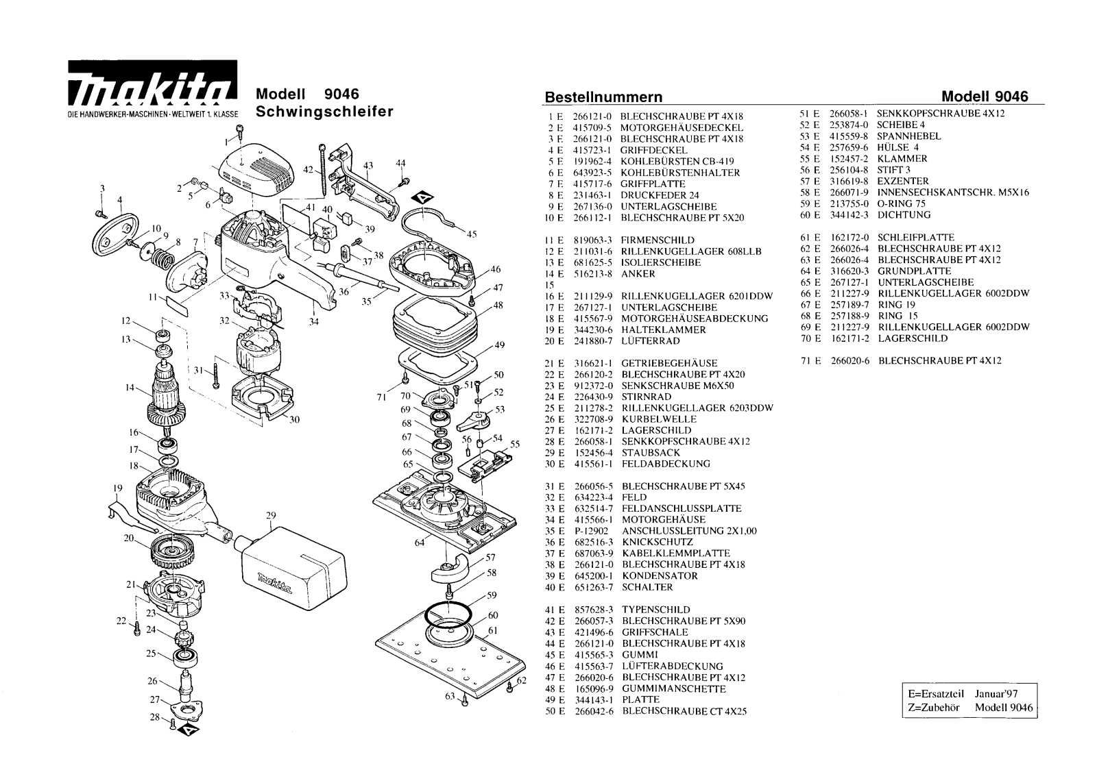 Makita 9046 User Manual