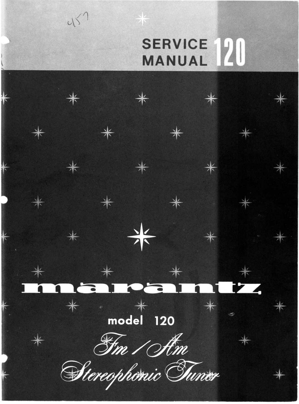 Marantz 120 Service Manual