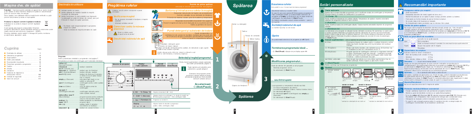 Siemens WS12X460BY User Manual