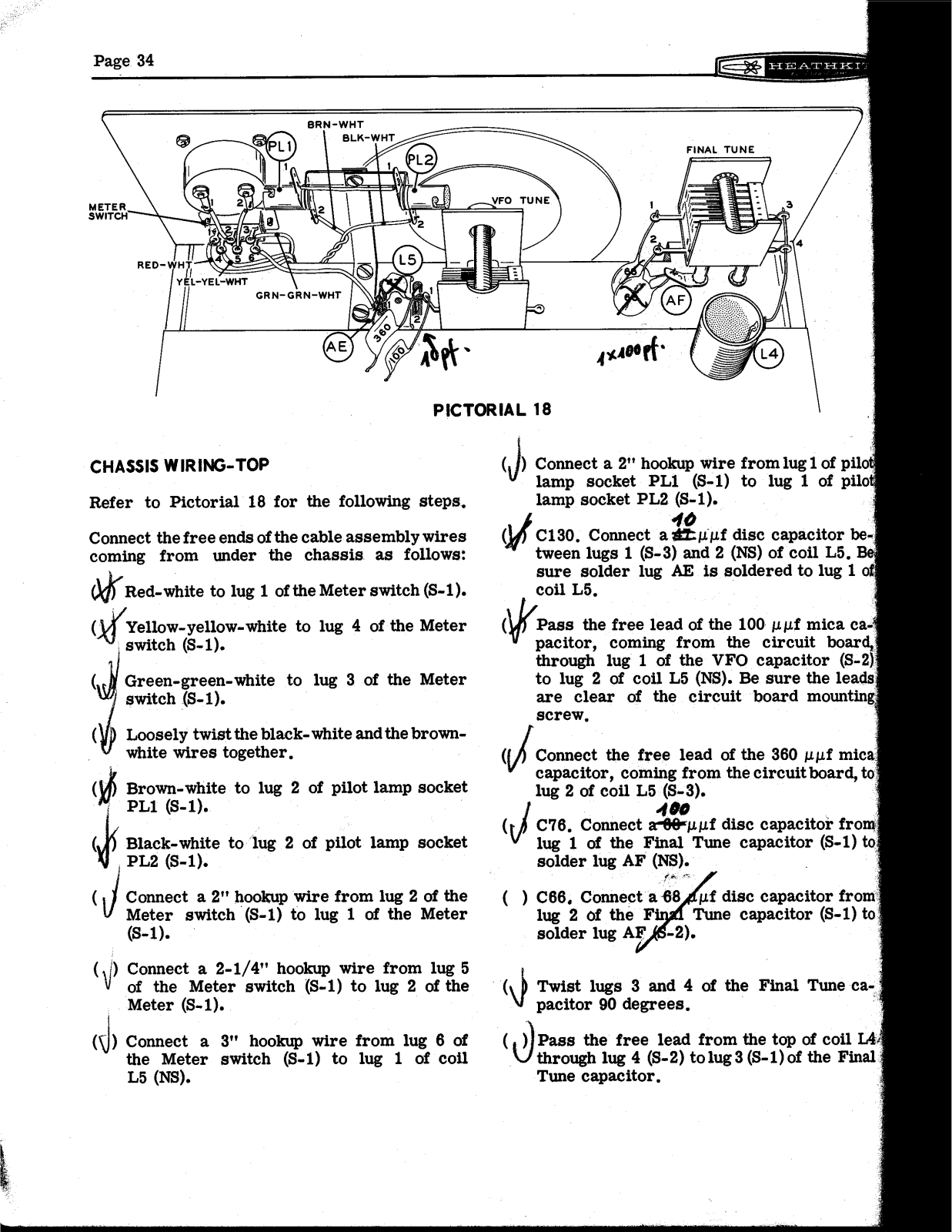 HEATHKIT HW-12a User Manual (PAGE 34)