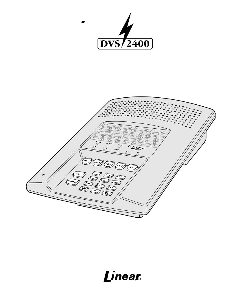Linear DVS-2400 User Manual 3