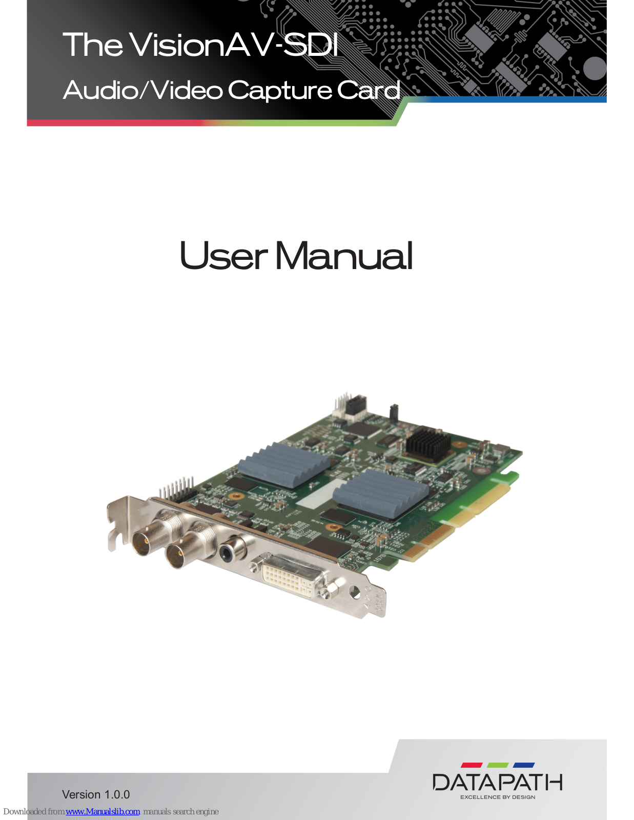 Datapath The VisionAV-SDI User Manual