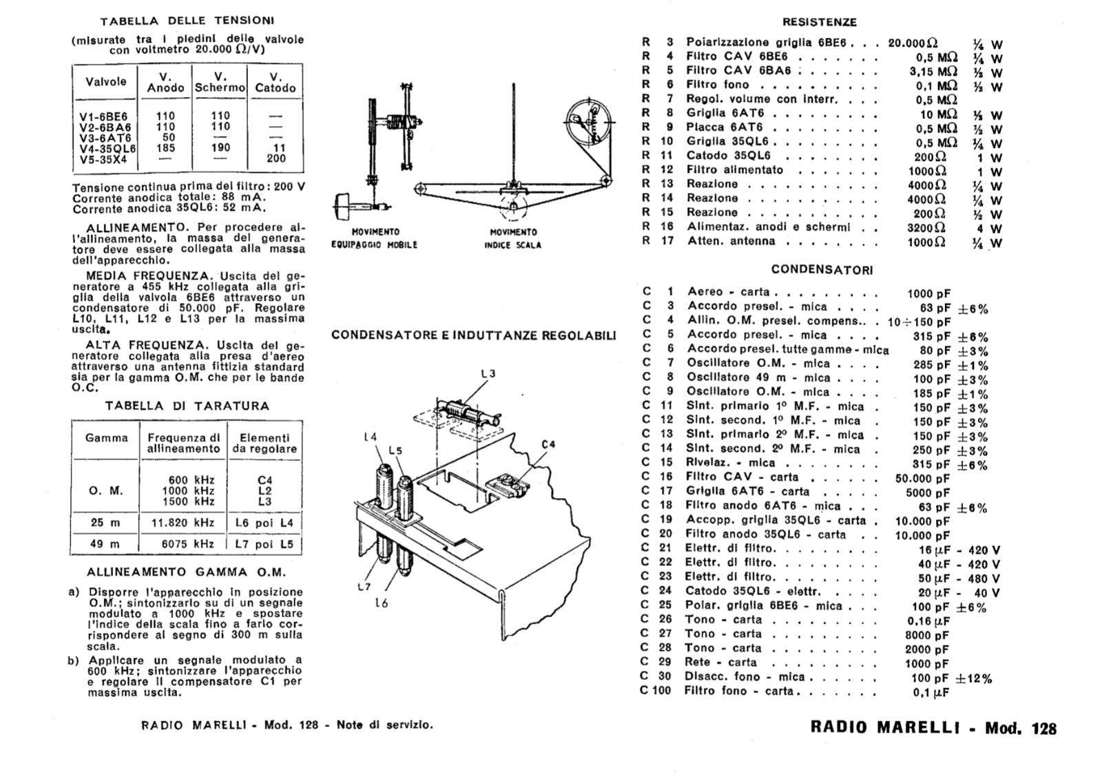 Radiomarelli 128 schematic