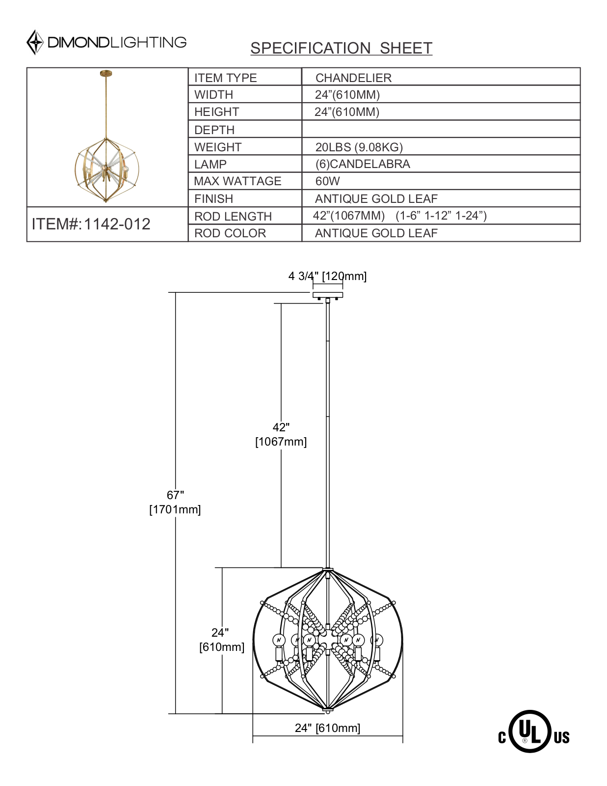 ELK Home 1142012 User Manual