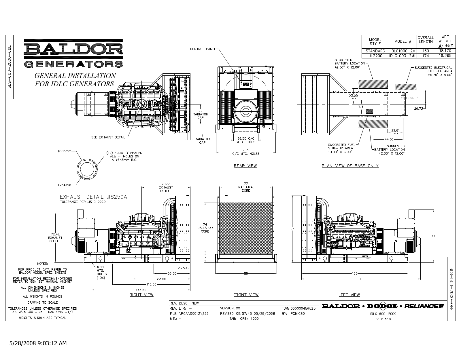 Baldor IDLC1000-2M User Manual