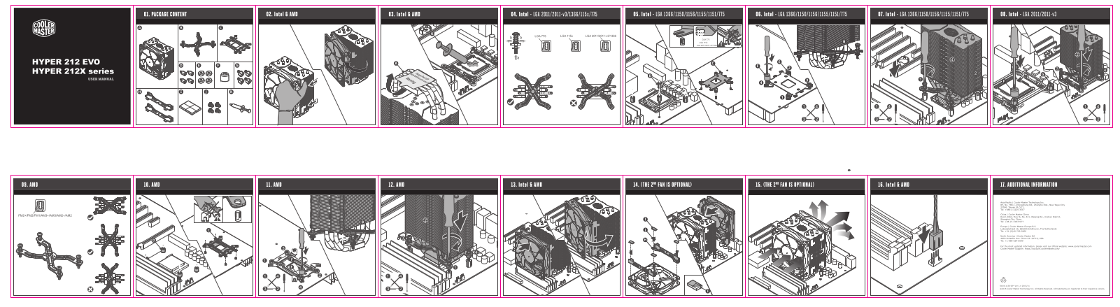 Cooler Master RR-212X-17PK-R1 Service Manual