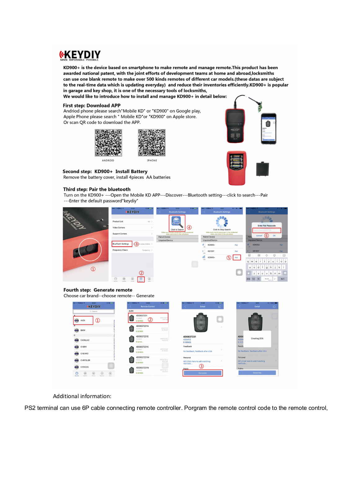 KEYDIY TECH KD900 User Manual - ManualMachine.com
