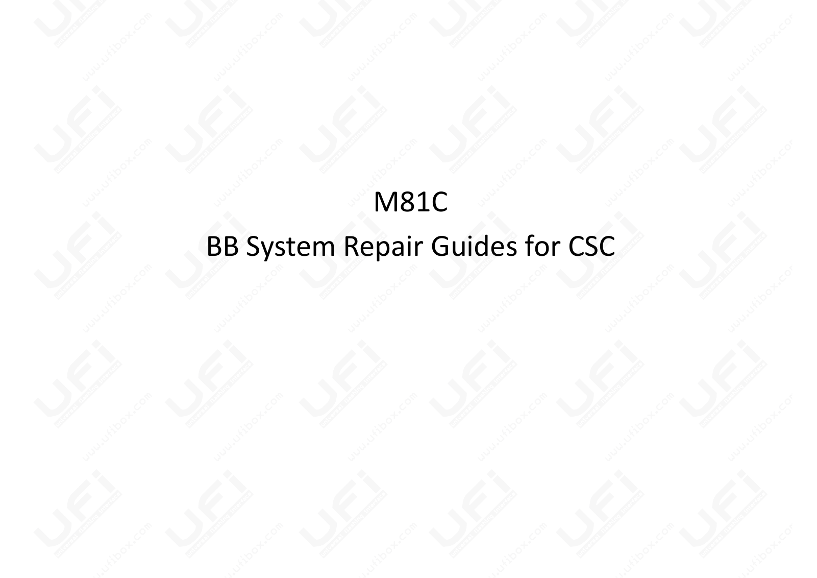 Asus M81C TROUBLESHOOTING GUIDE