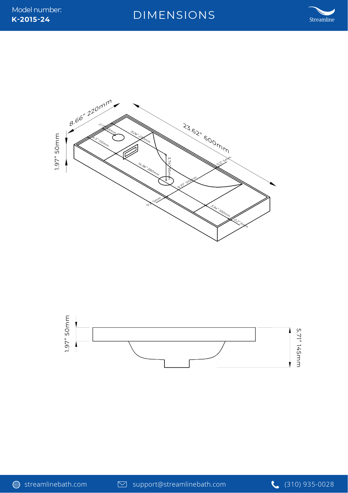Streamline Bath SLBH7747 Specifications - ManualMachine.com