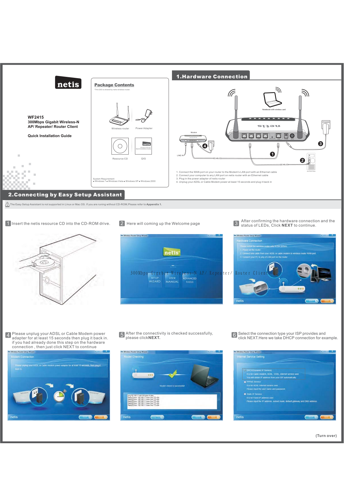 NETIS SYSTEMS WF2415R User Manual