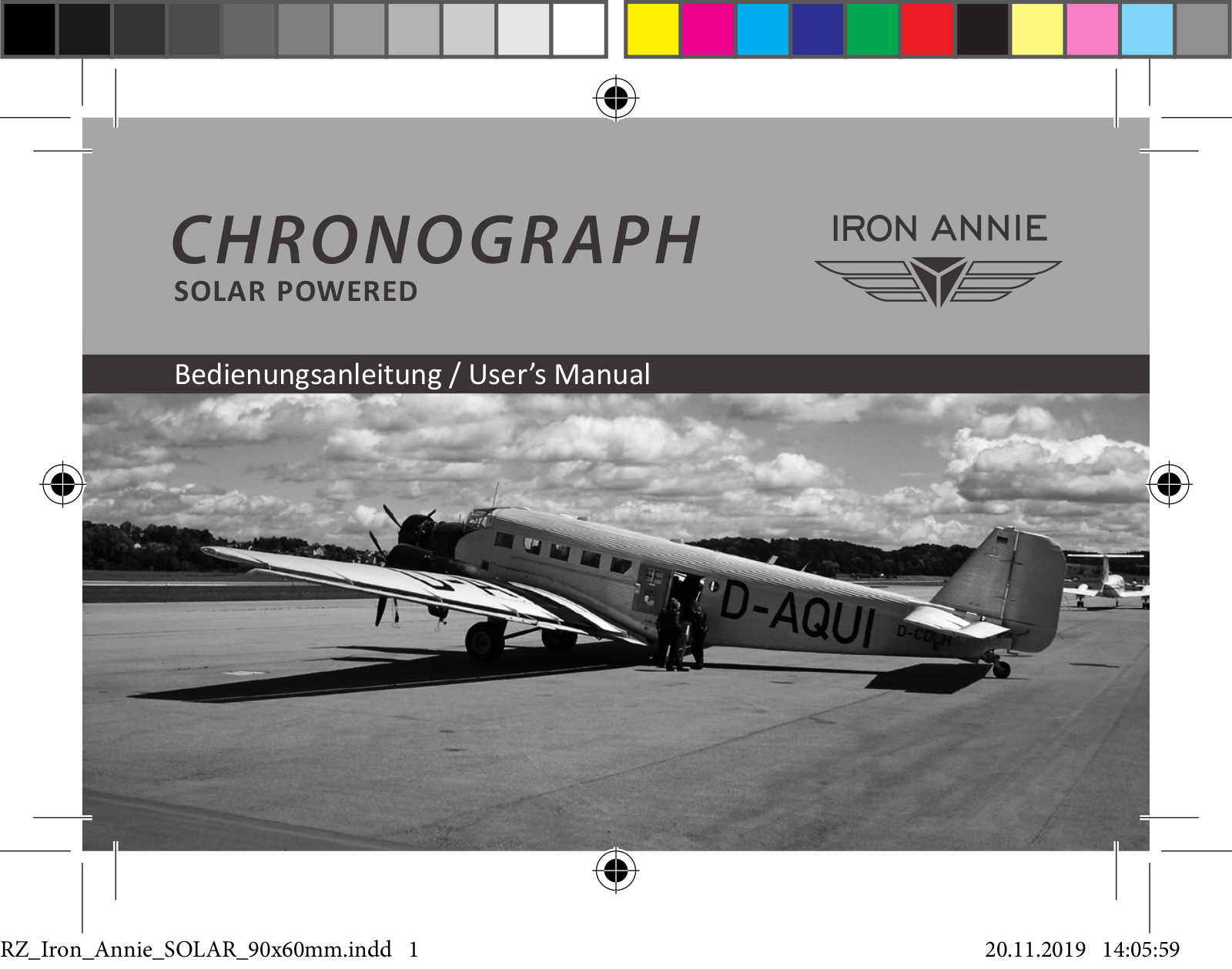 IRON ANNIE SOLAR POWERED operation manual