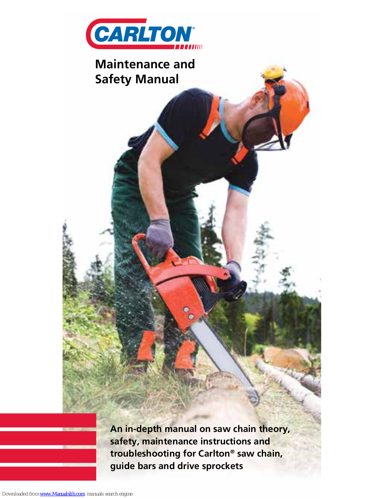 Carlton N4C-BL, N1C-BL, K3C-BL, K1NK-BL, A1EP-GL Maintenance And Safety Manual