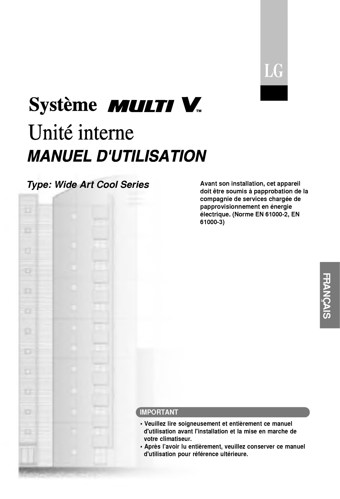 LG ARNU18GSVD0 User Manual