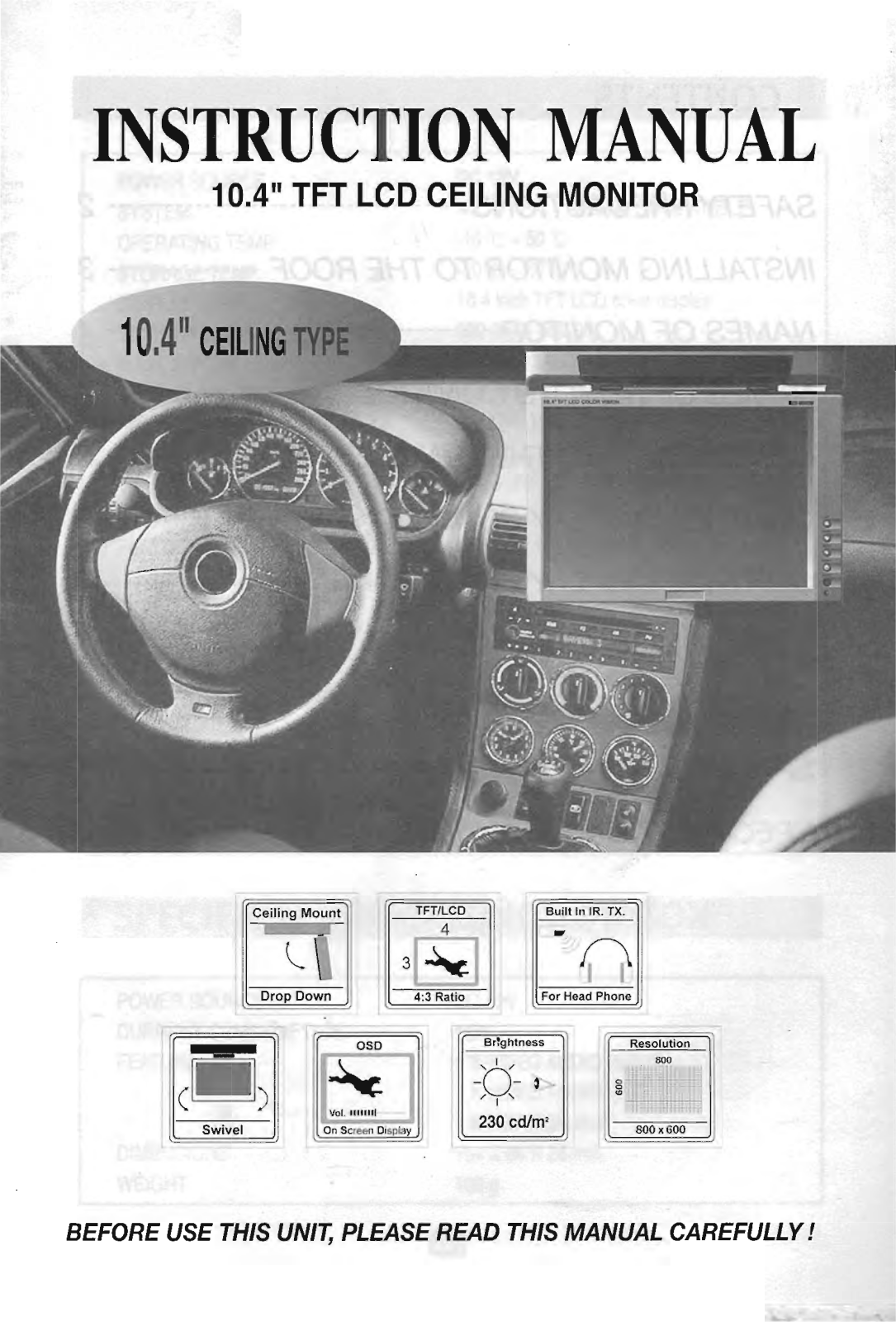 Power Acoustik PT-105 Owners Manual