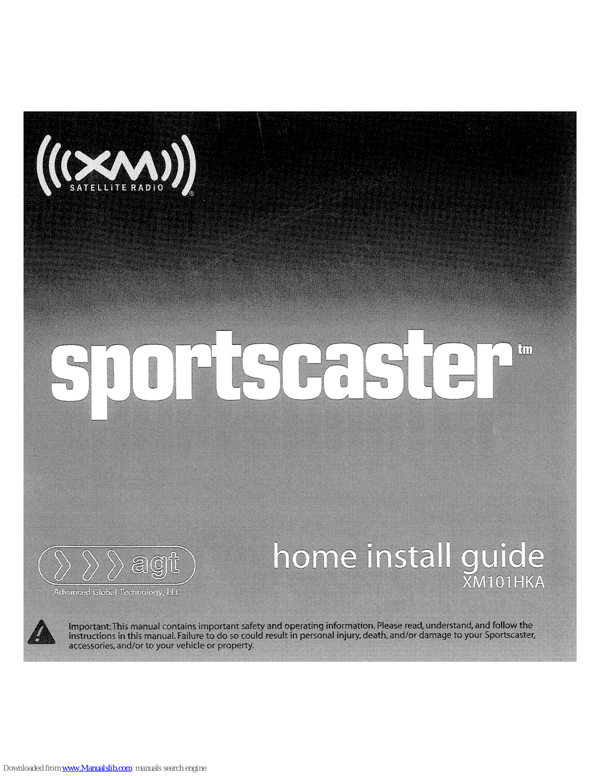 XM Satellite Radio XM101HKA Home Installation Manual