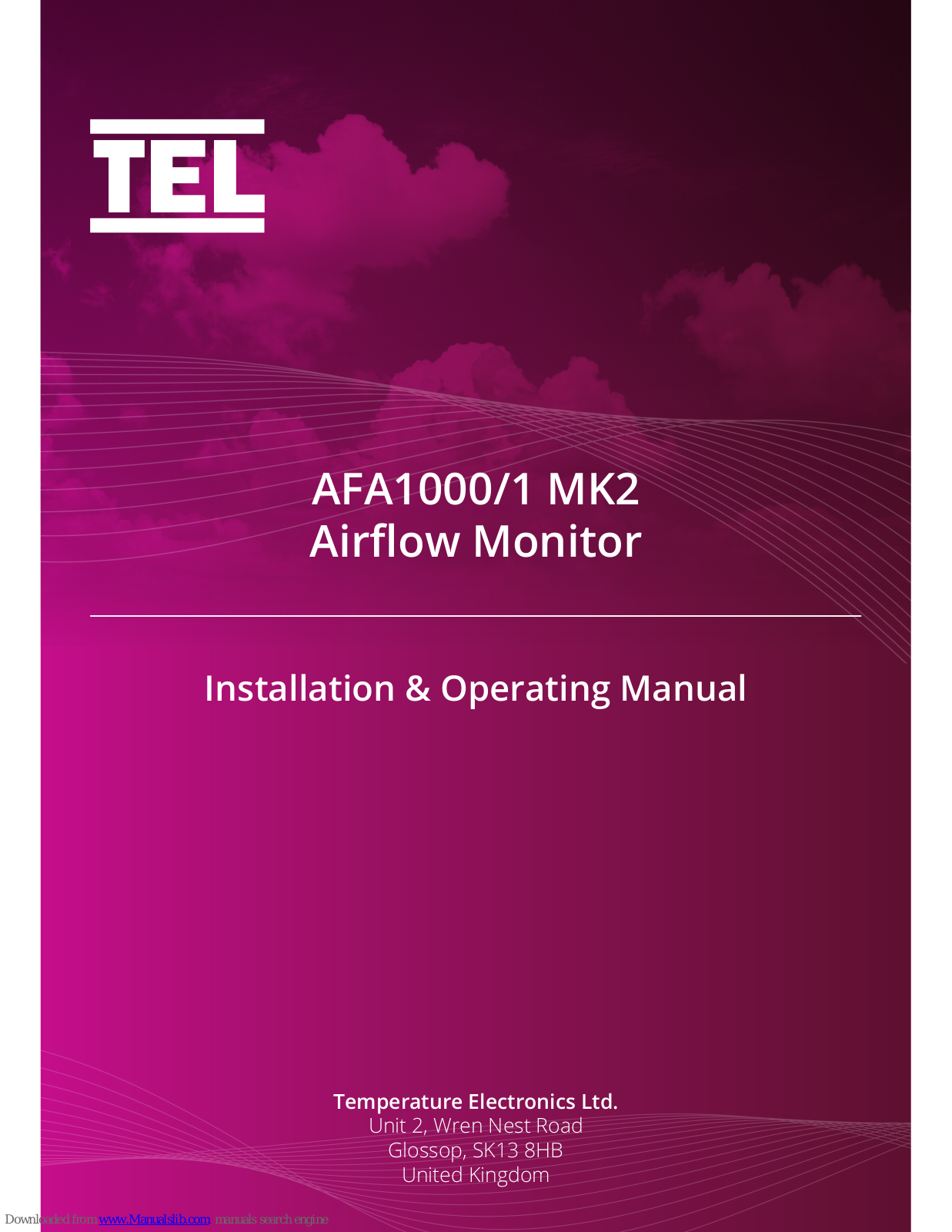 Temperature Electronics Ltd. AFA1000/1 MK2 Installation & Operating Manual