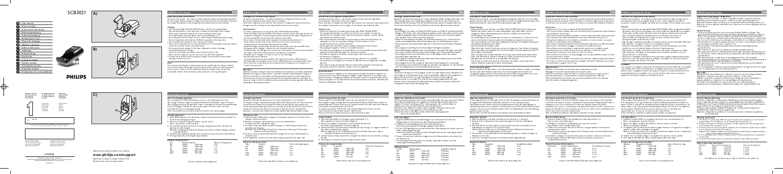 Philips SCB3021 User Manual