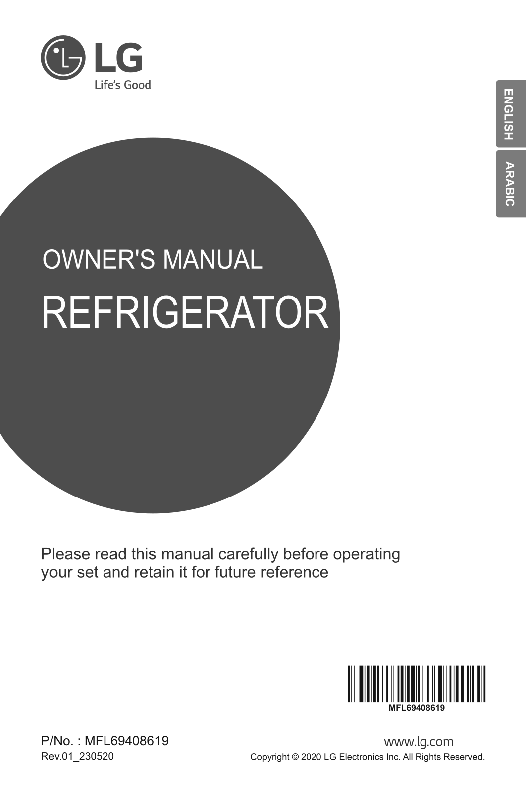 LG GL-131SLQ Owner’s Manual