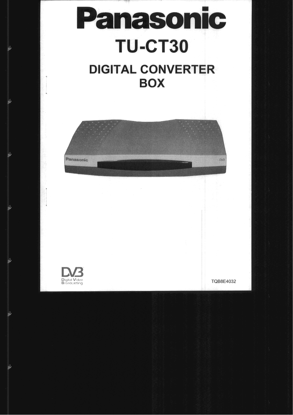 Panasonic TU-CT30 User Manual