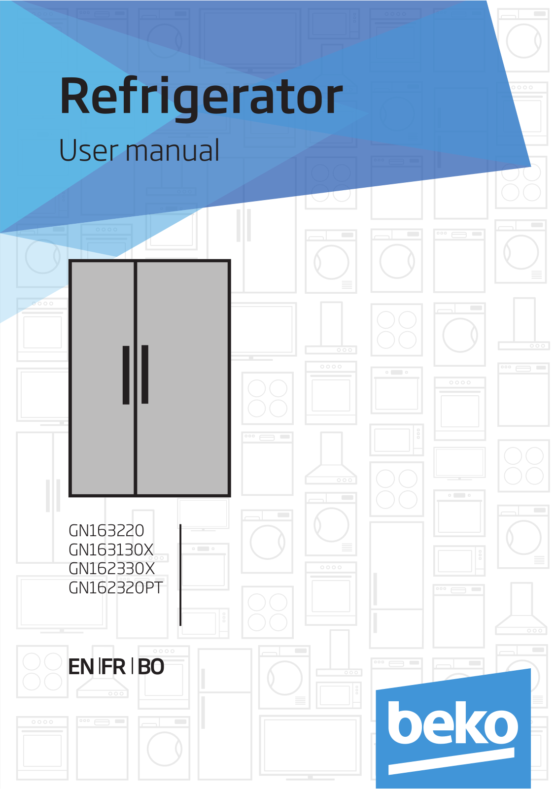 Beko GN163220, GN163130X, GN162330X, GN162320PT User manual