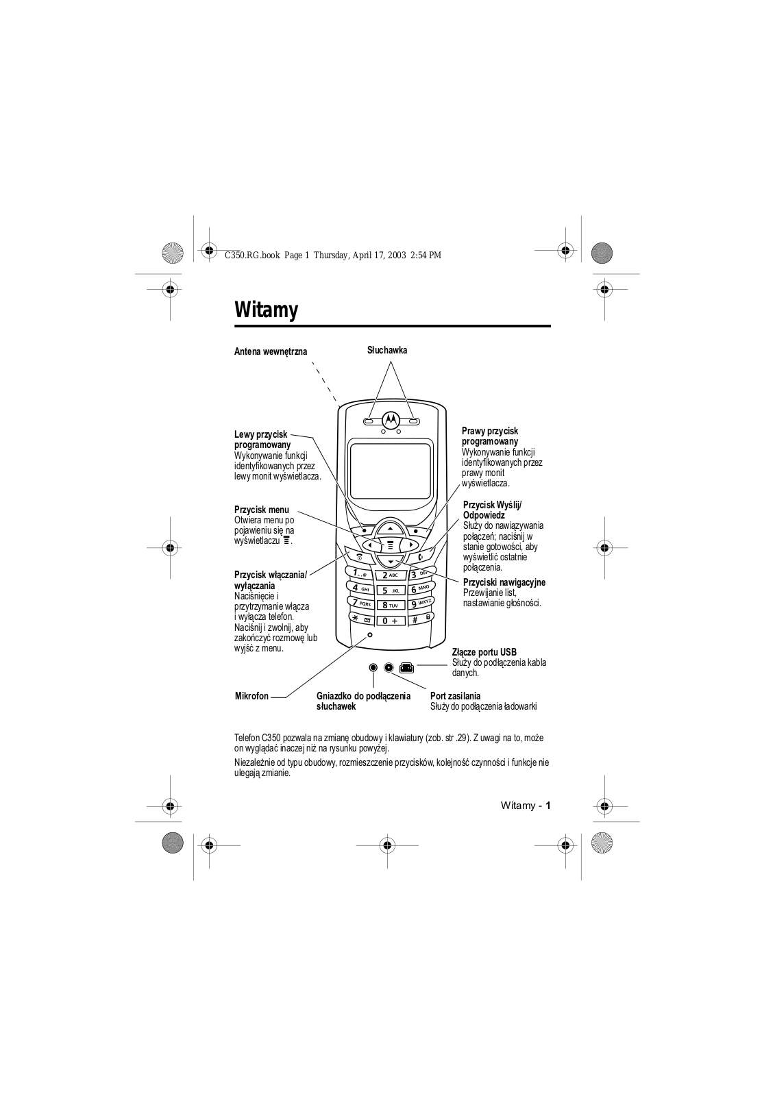 Motorola C350 User Manual