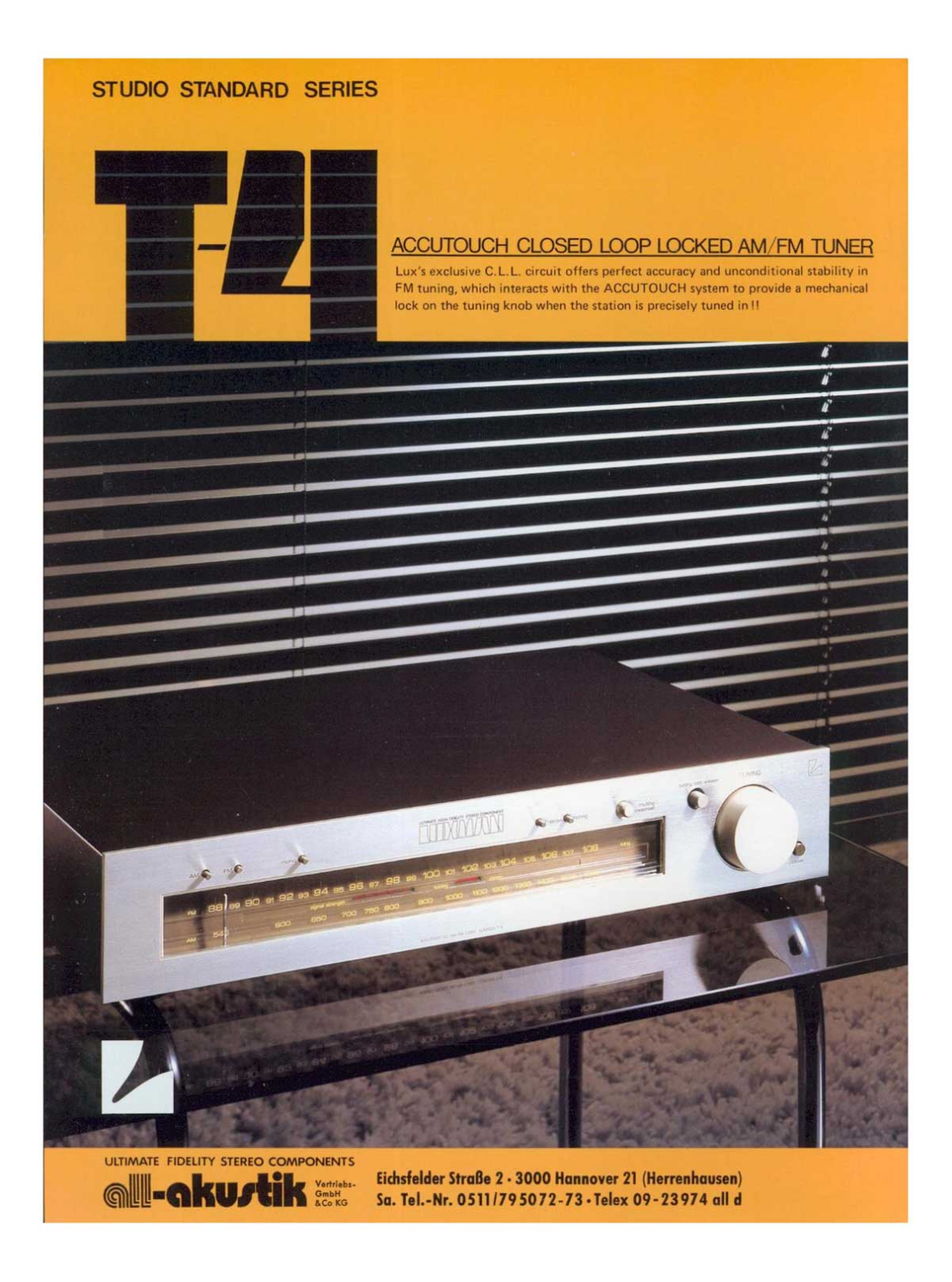 Luxman T-4 Brochure