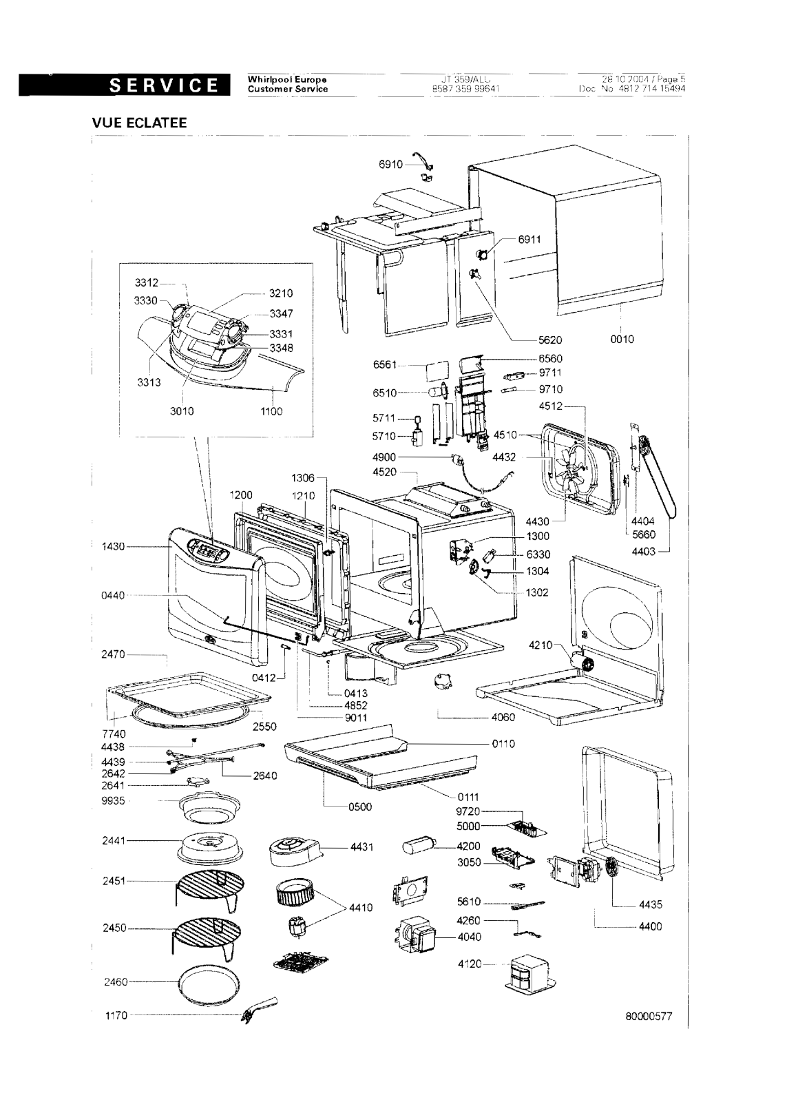 WHIRLPOOL JT 359 User Manual