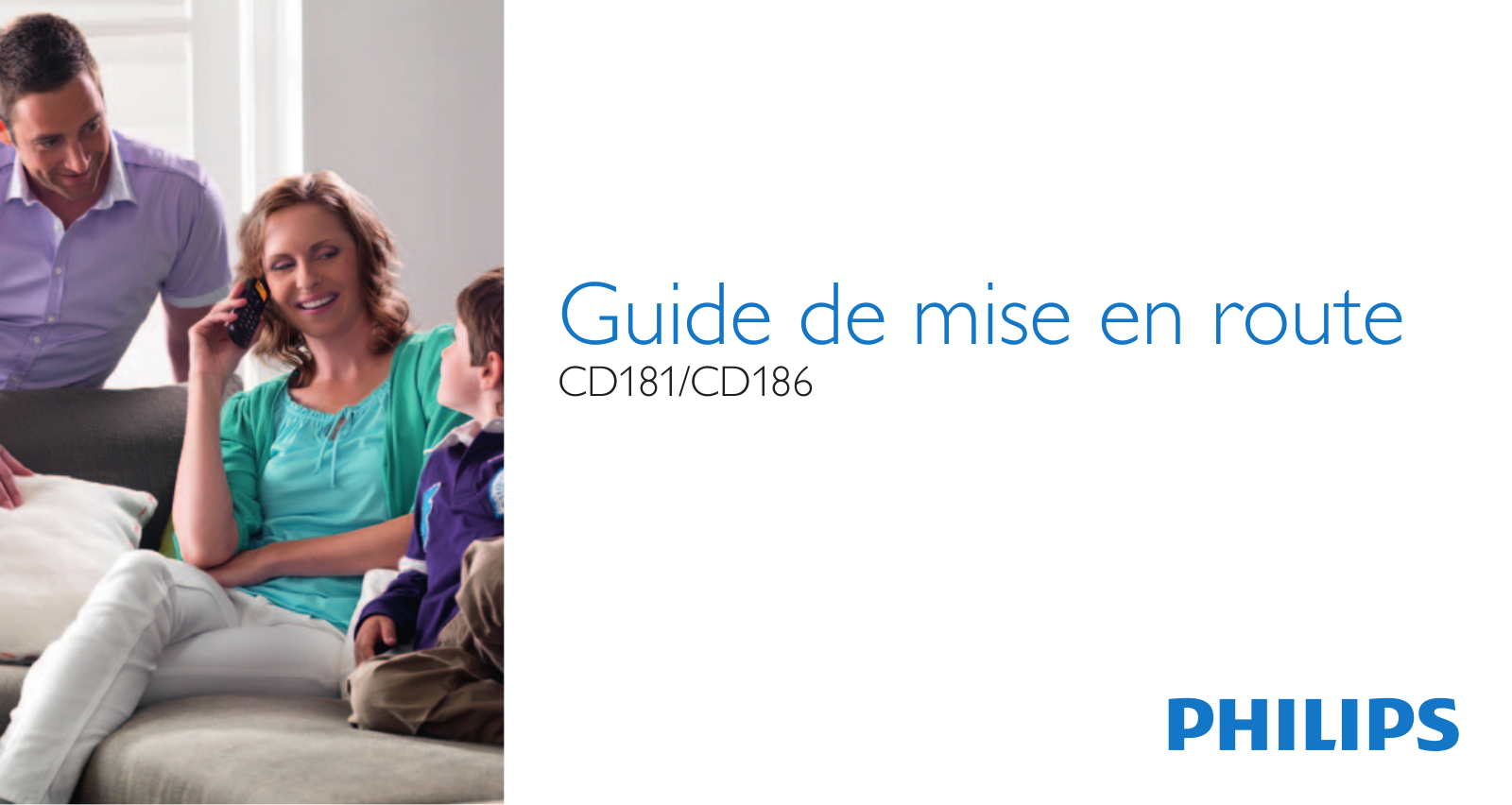 Philips CD1863B/FT, CD1862B/FT, CD1812B/FT, CD1861B/FT, CD1811B/FT getting started guide
