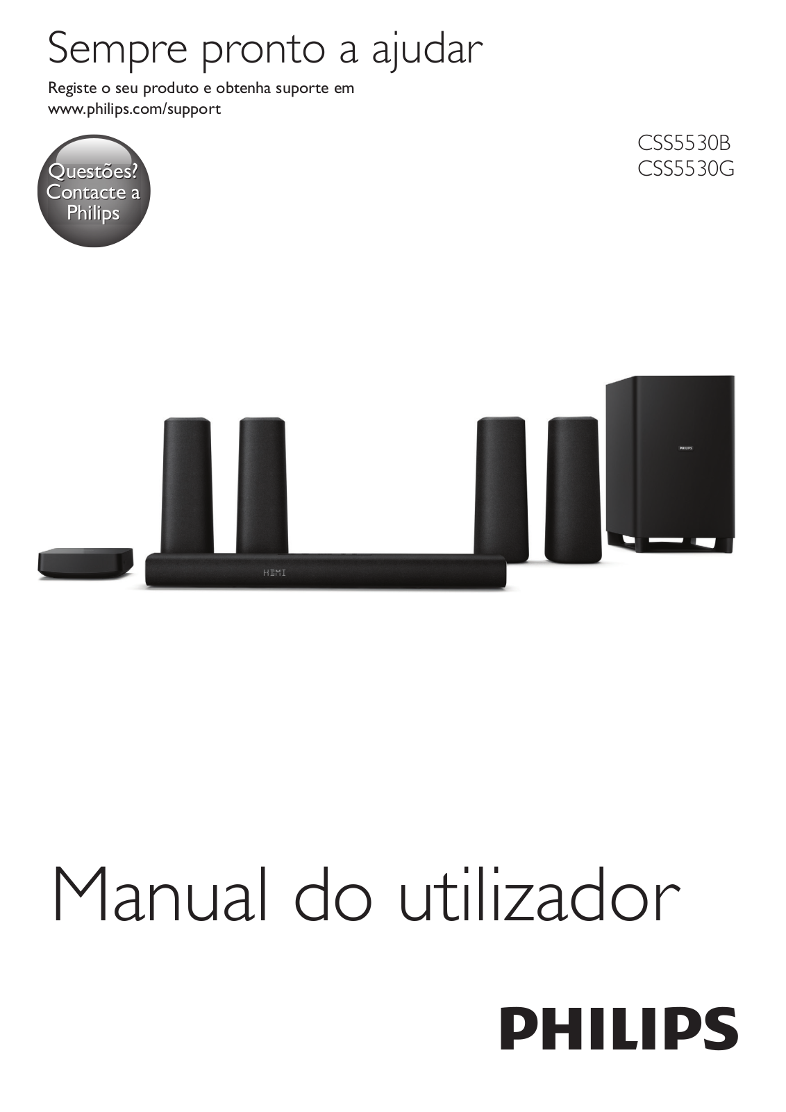 Philips CSS5530B, CSS5530G User Manual