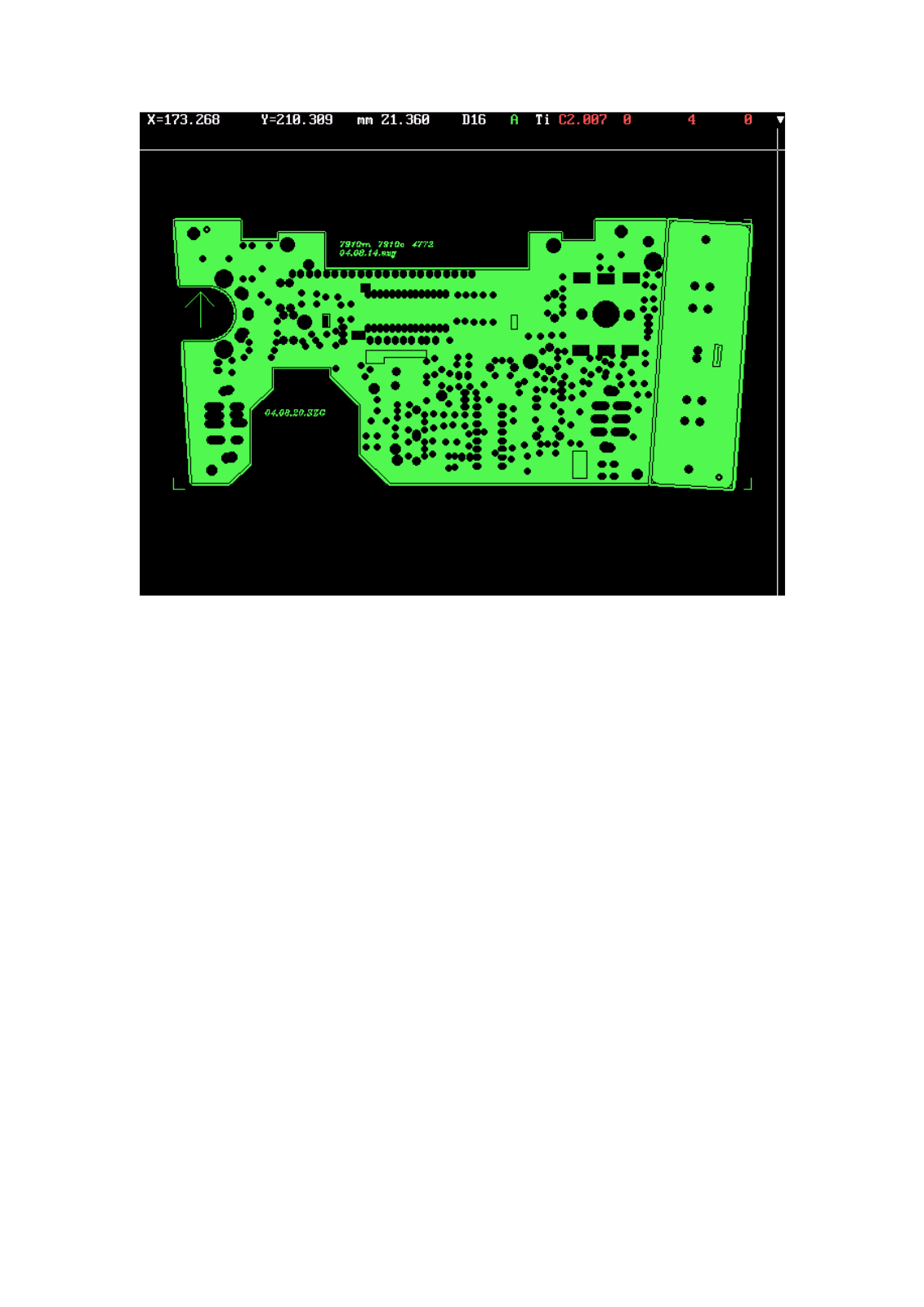 Vitek VT-3514 PCB LAYOUT DIAGRAM