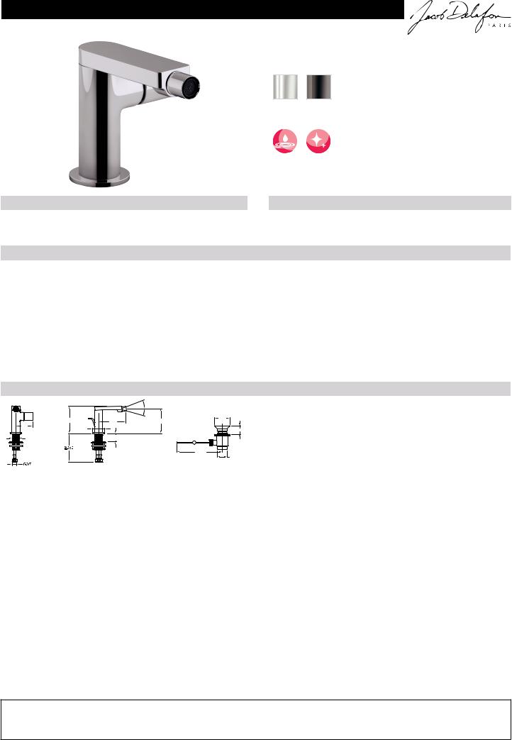 Jacob Delafon COMPOSED E73075-TT, COMPOSED E73075-CP Datasheet