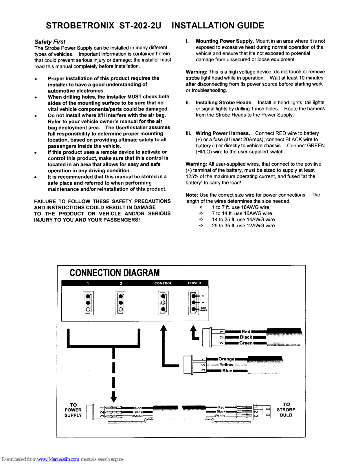 CrimeStopper ST-202.2 Installation Manual