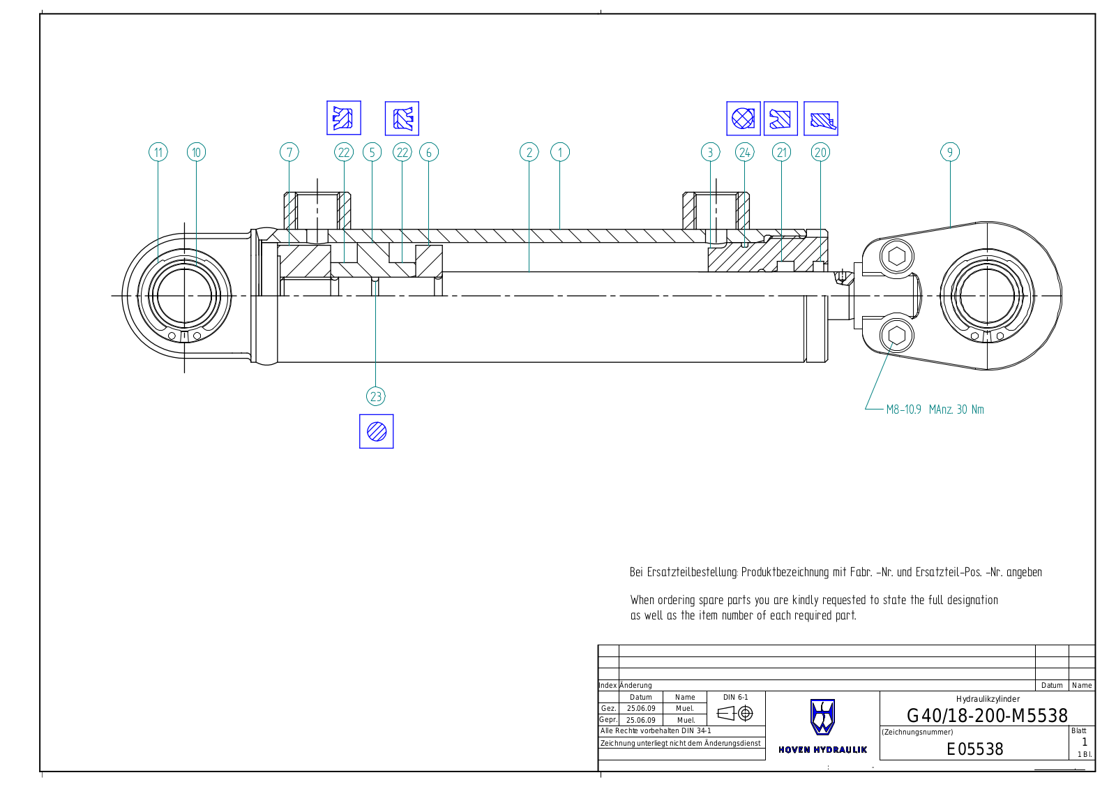 HOVEN M5538 Schematic