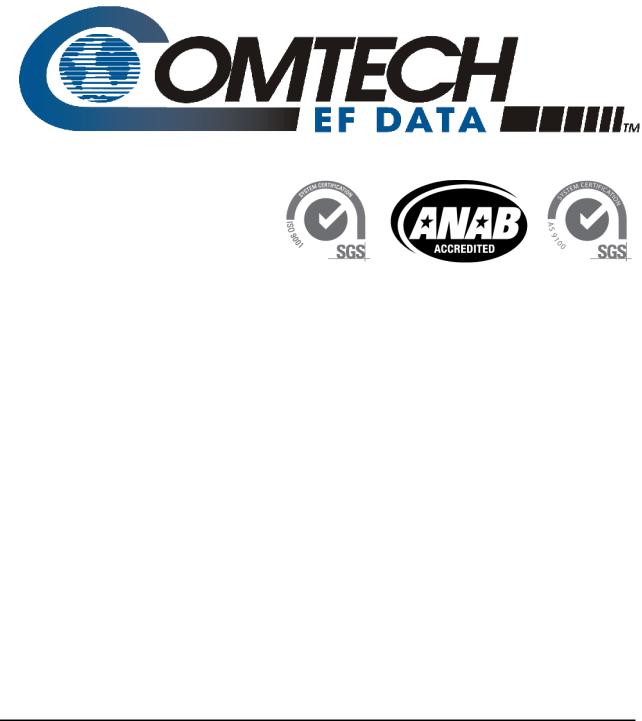 Comtech EF Data CDM-760 User Manual