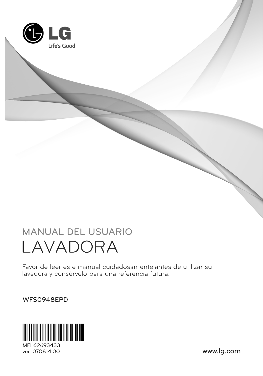 LG WFS0948EPD Owner's Manual