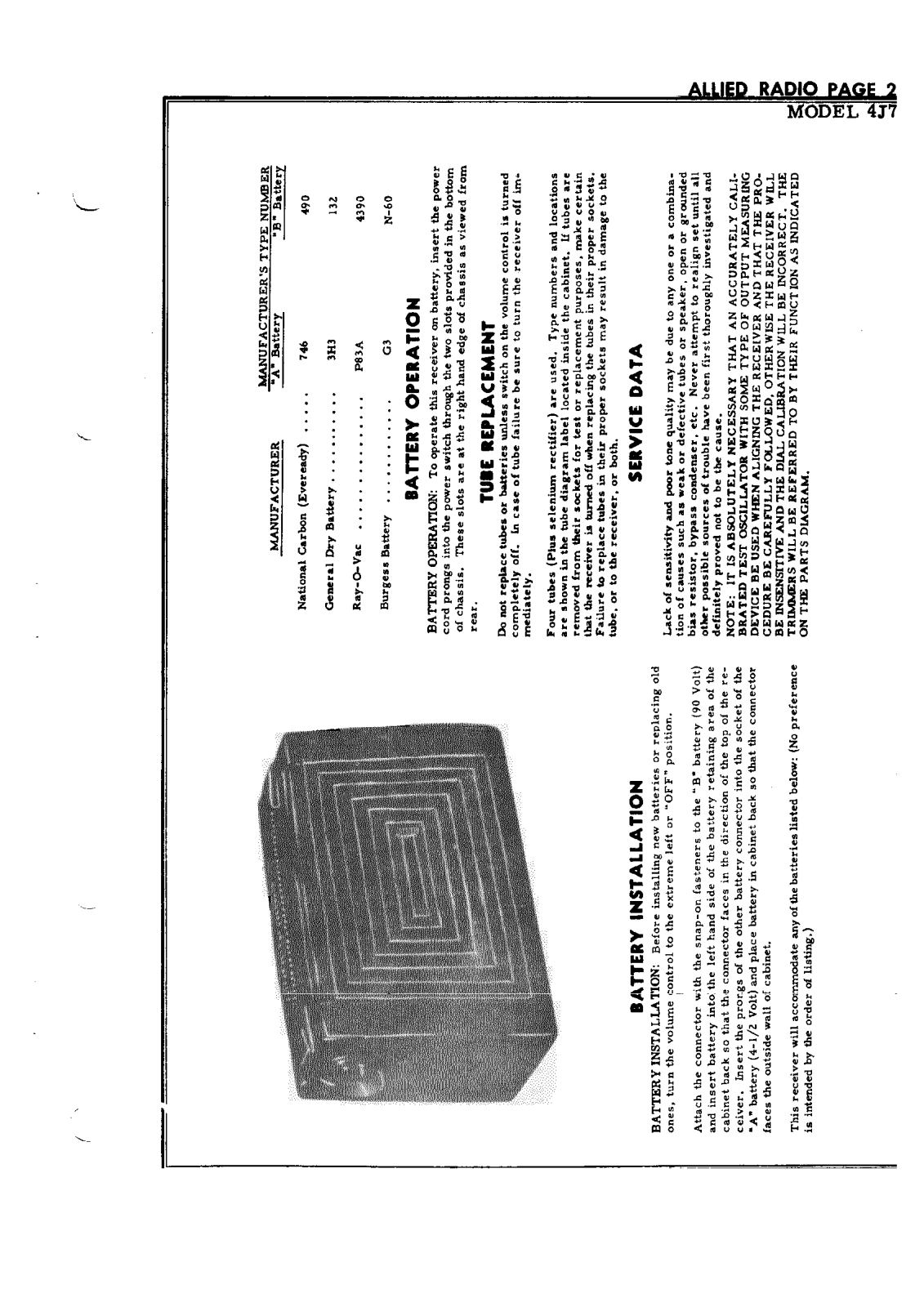 Allied Radio 4J701 Schematic - ManualMachine.com