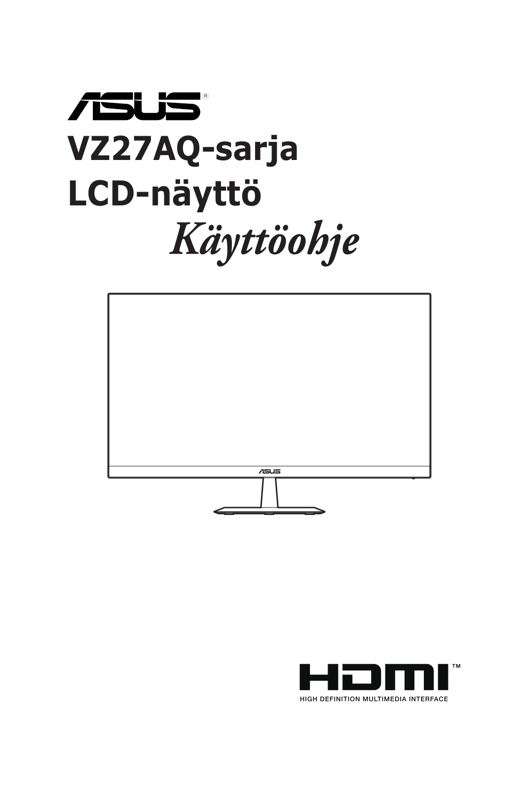 Asus VZ27AQ User’s Manual