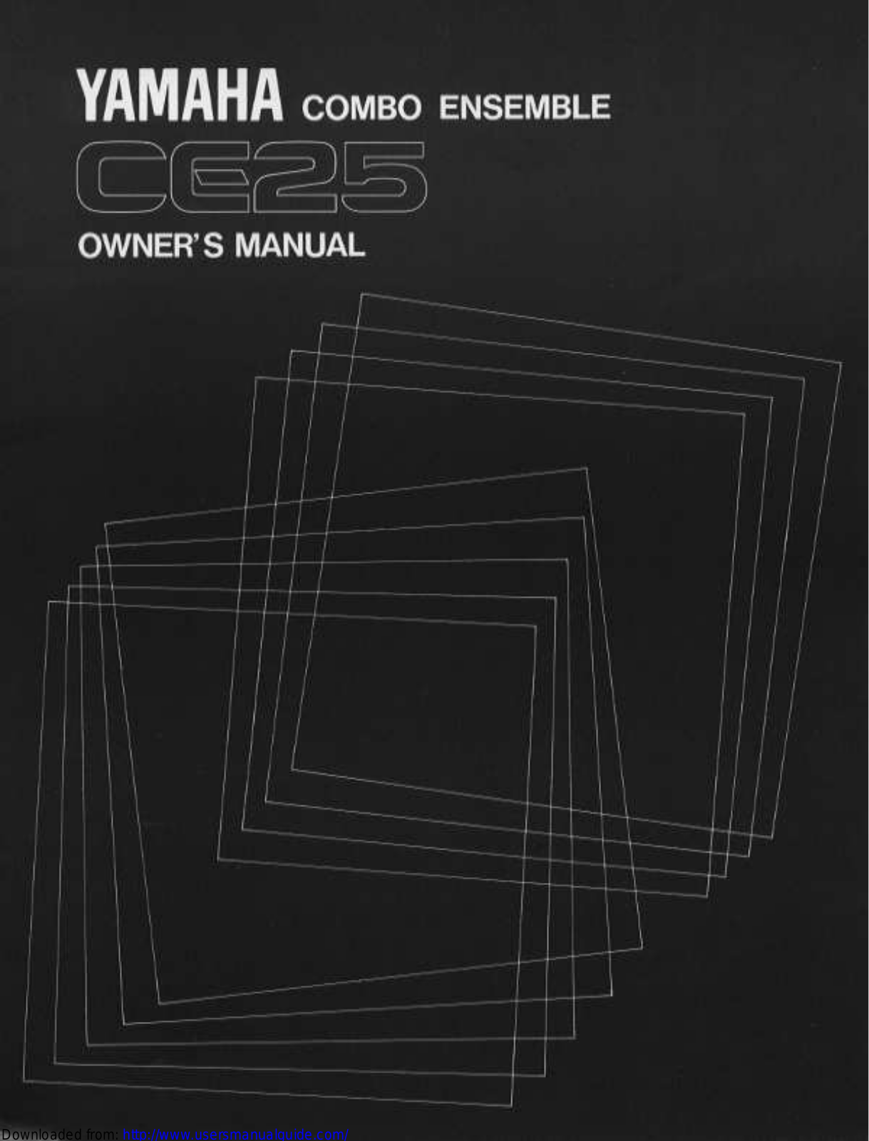 Yamaha Audio CE25 User Manual