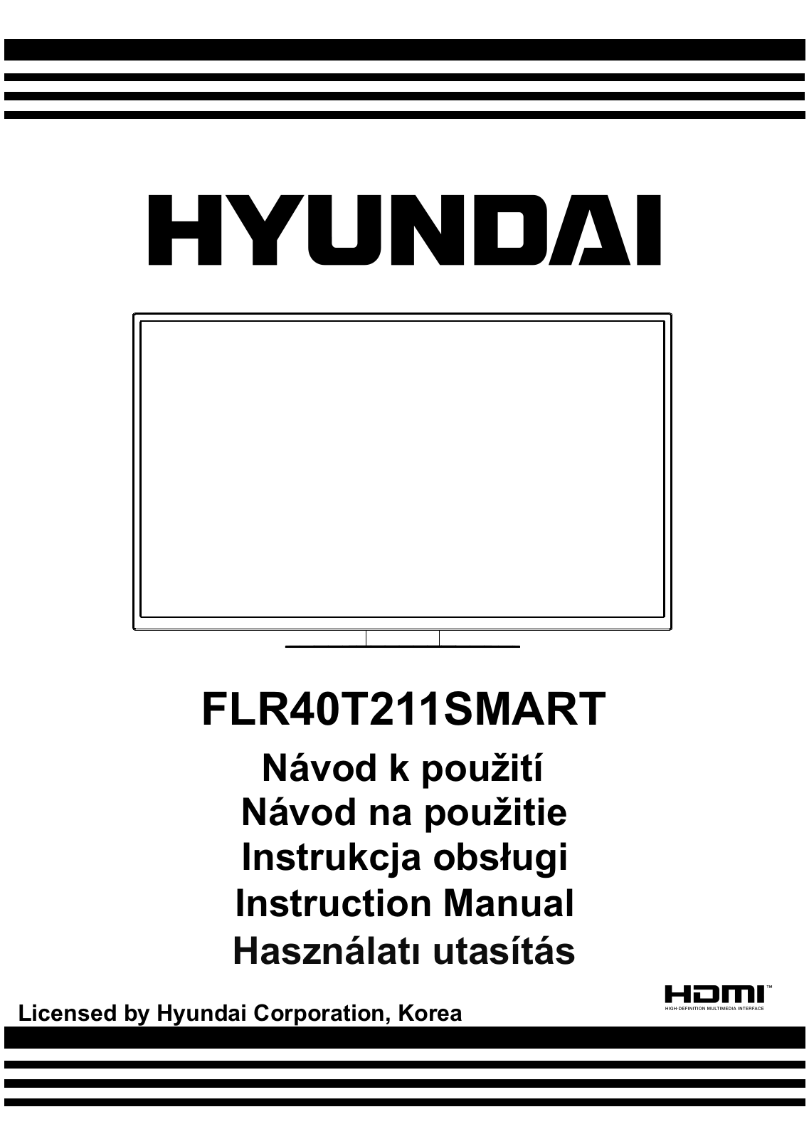 Hyundai FLR 40T211 SMART User Manual