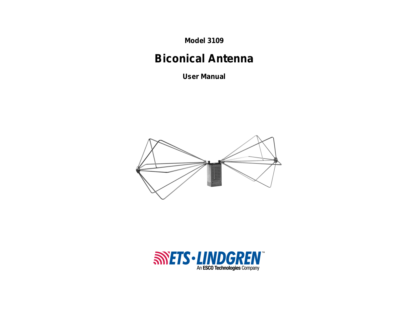 ETS-Lindgren 3109 User Manual