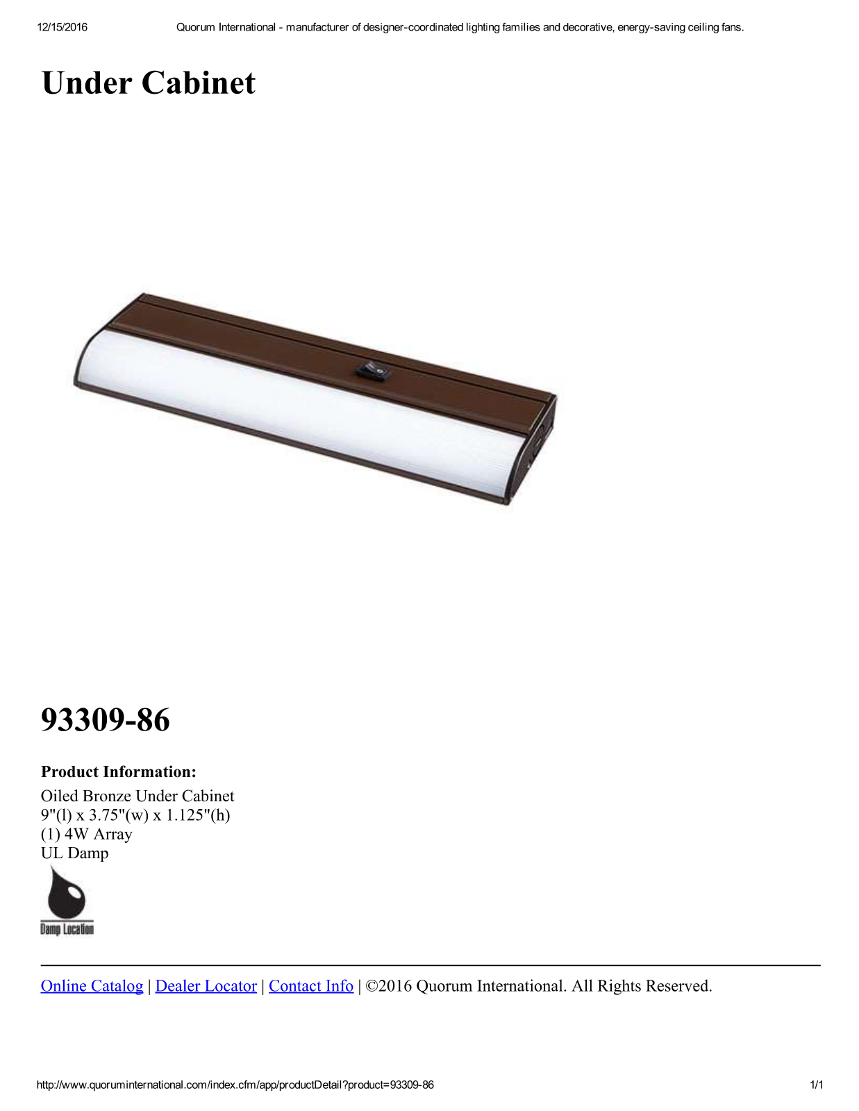 Quorum QUF6641 Specifications - ManualMachine.com