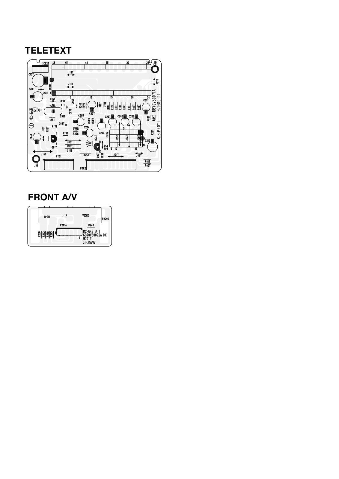 LG cf-21d33e Schematics