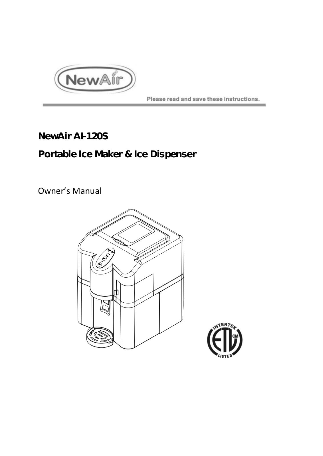 Newair AI-120S User Manual