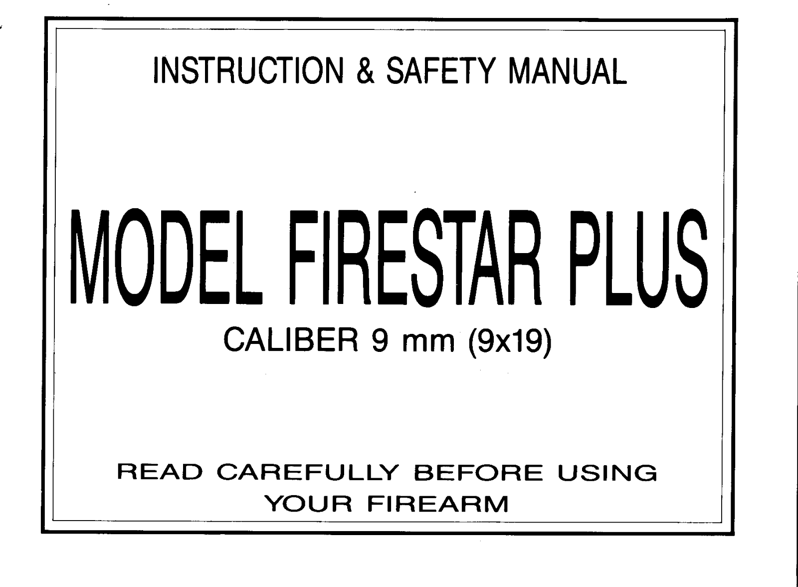 STAR firestarplus User Guide