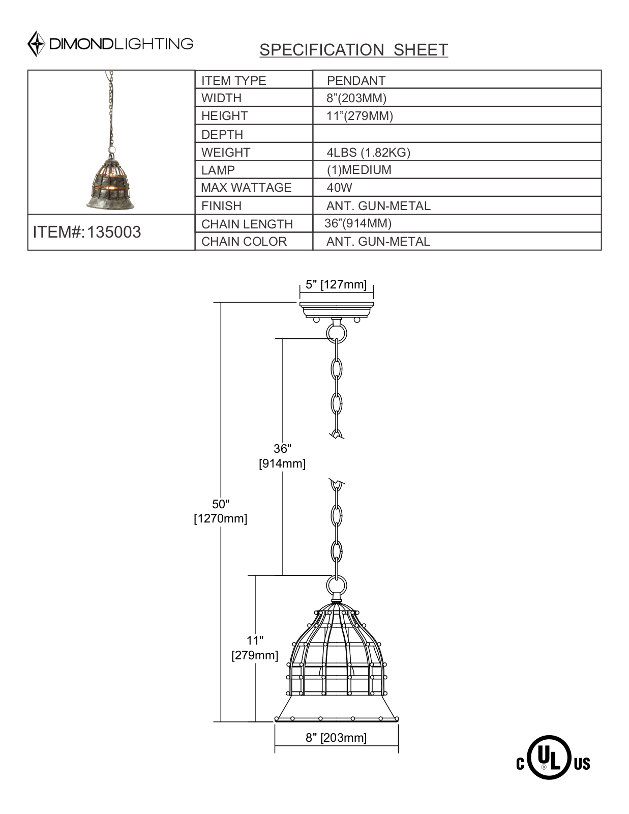 ELK Home 135003 User Manual