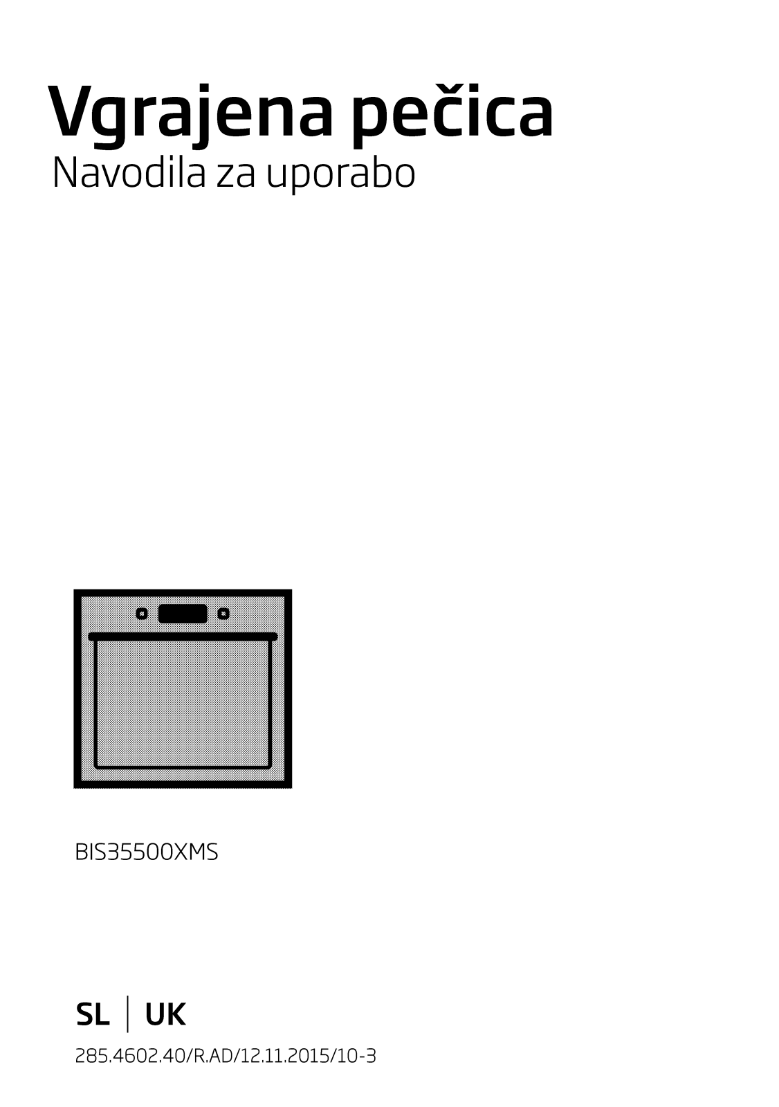 Beko BIS35500XMS User manual